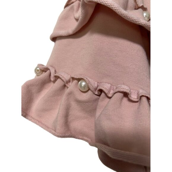 Ruffled Pearl Accent 3/4 Sleeve Blouse‎ Large Ana A New Approach - Picture 4 of 7